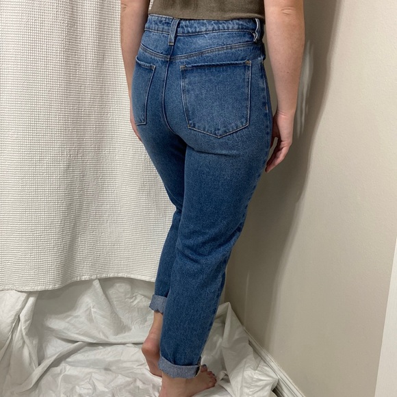 Women’s bp high waisted embroidered mom jean. Size 28. - Picture 7 of 16